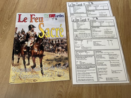Feu sacre wargames rules - feu,