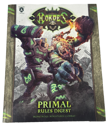Wargame rules hordes primal - wargame,