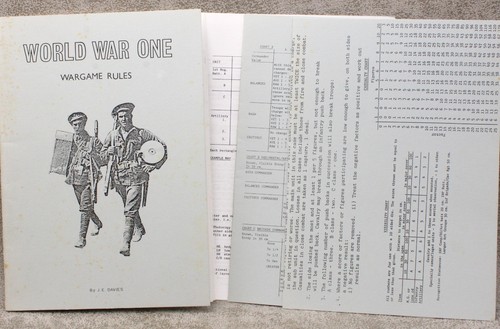 World war one wargame rules - war,