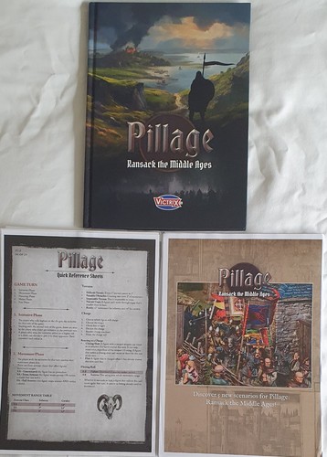 Pillage hardcover rulebook - hardcover,