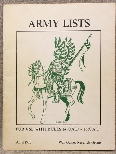 Army lists for use - lists, rules